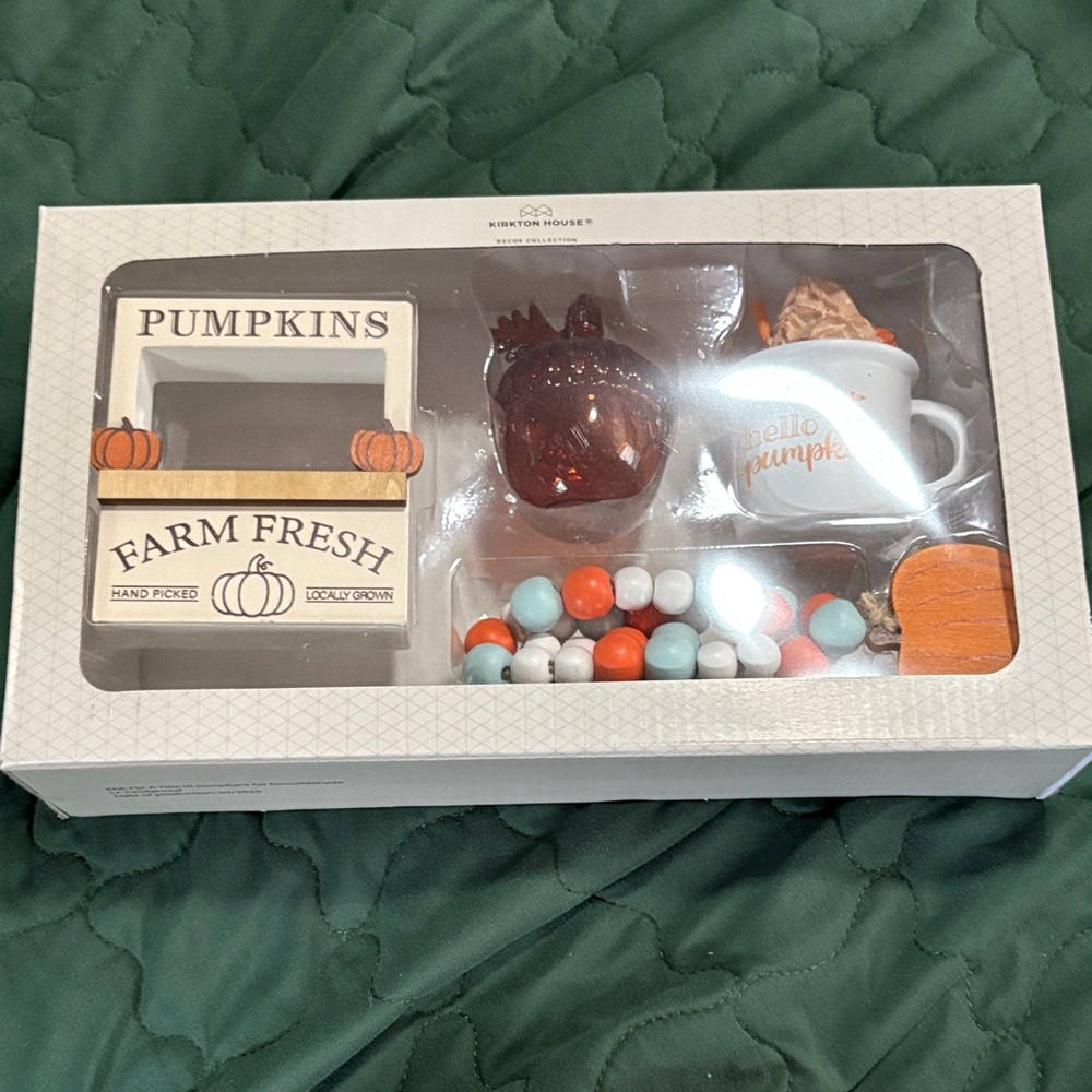 Kirkton House Pumpkin Decor Set